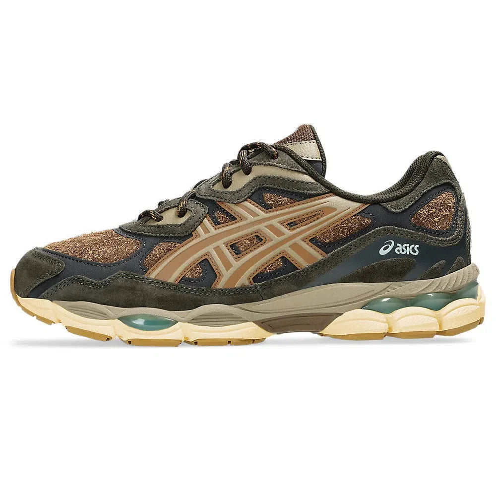Asics GEL-NYC Brown Storm and Tan Presidio 1203A477-200