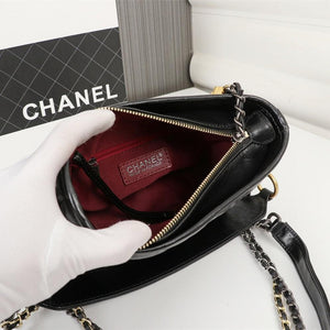 Chanel Black Leather