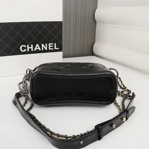 Chanel Black Leather