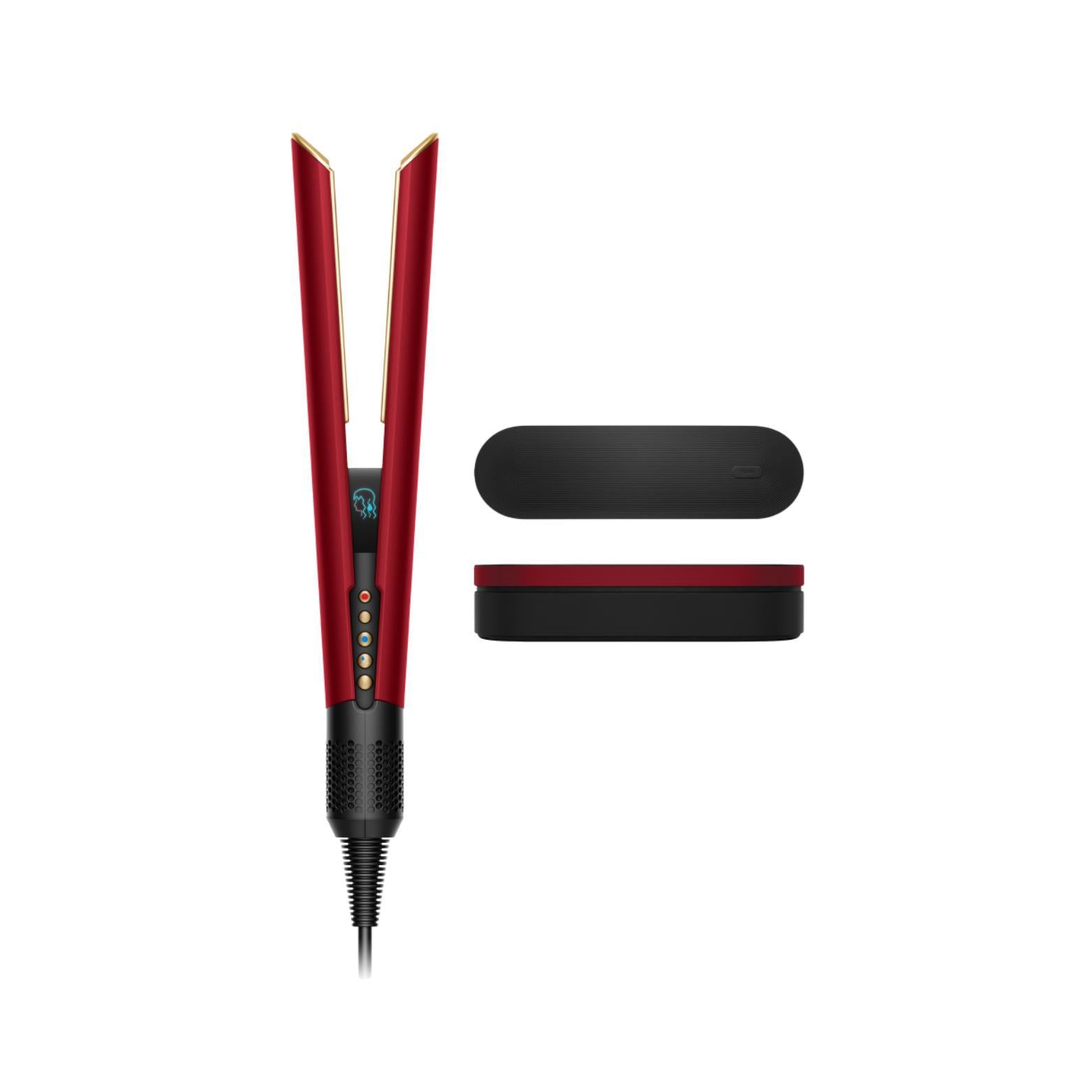 Dyson Airstrait™ straightener - Red Velvet/Gold