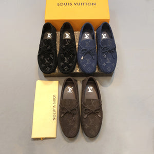 Formal Leather Shoes - LV Black For Men