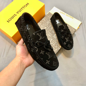 Formal Leather Shoes - LV Black For Men