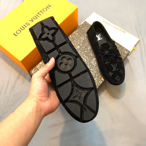 Formal Leather Shoes - LV Black For Men