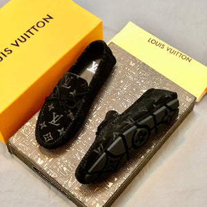Formal Leather Shoes - LV Black For Men