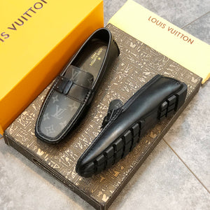 Formal Leather Shoes - LV Classic All Black For Men