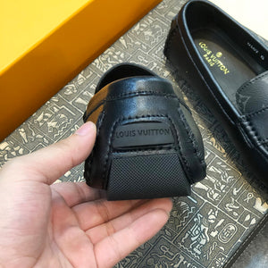 Formal Leather Shoes - LV Classic All Black For Men