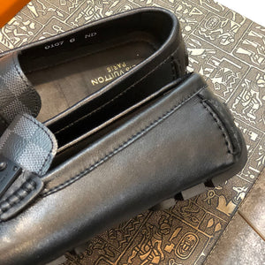 Formal Leather Shoes - LV Classic Black Square For Men