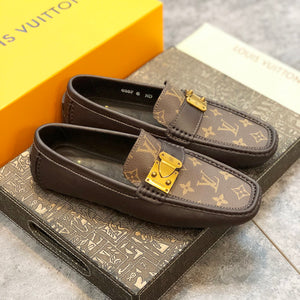 Formal Leather Shoes - LV Classic Brown For Men