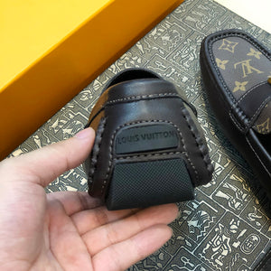 Formal Leather Shoes - LV Classic Brown For Men