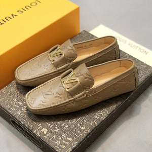 Formal Leather Shoes - LV Gold Medal Brown For Men