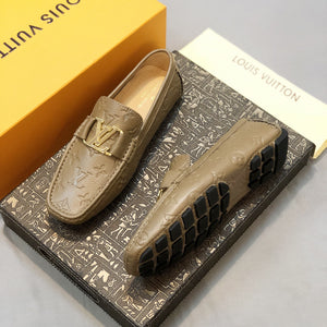 Formal Leather Shoes - LV Gold Medal Brown For Men