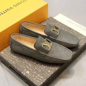 Formal Leather Shoes - LV Gold Medal Silver For Men