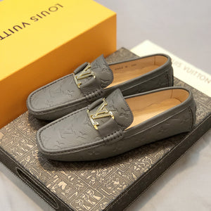 Formal Leather Shoes - LV Gold Medal Silver For Men