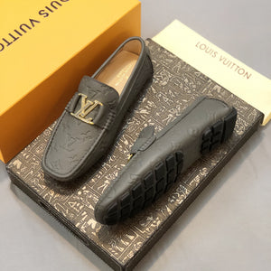 Formal Leather Shoes - LV Gold Medal Silver For Men