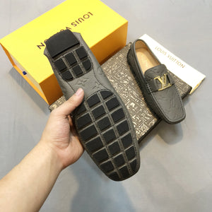 Formal Leather Shoes - LV Gold Medal Silver For Men