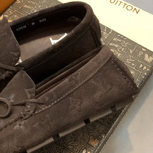 Formal Leather Shoes - LV Mocha For Men