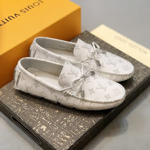 Formal Leather Shoes - LV White For Men