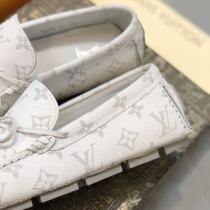 Formal Leather Shoes - LV White For Men