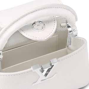 LV Capucines White