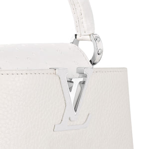 LV Capucines White