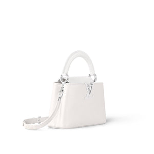 LV Capucines White
