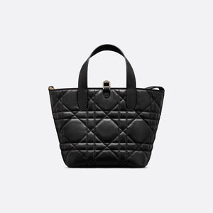 Medium Dior Toujours Vertical Black