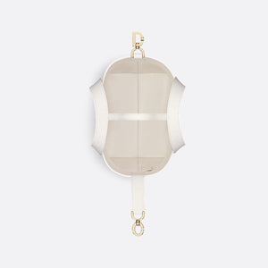 Medium Dior Toujours Vertical White