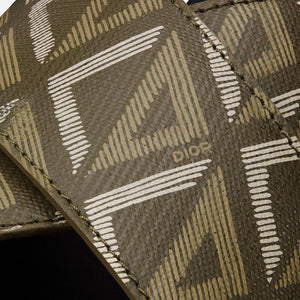 Men Sandal Dior Alias - Khaki Coated Cotton Canvas