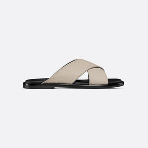 Men Sandal Dior Alias - Khaki Gravity Leather