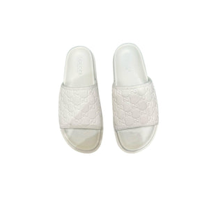 Men Sandal GUCCI White Slipper