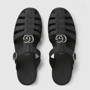 Men Sandal - Gucci Double G mule Black