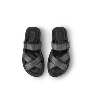 Men Sandal LV Venice Mule Black
