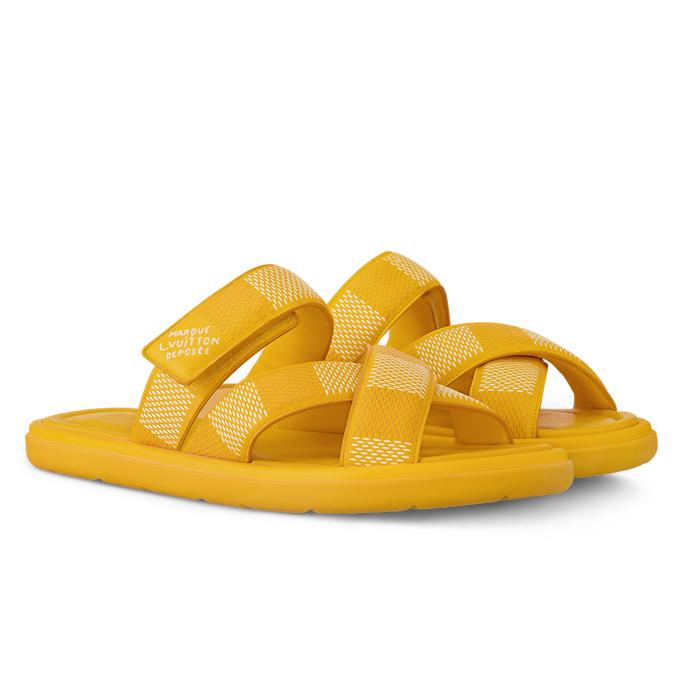 Men Sandal LV Venice Mule Yellow