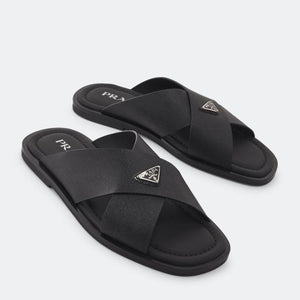 Men Sandal Prada Saffiano leather