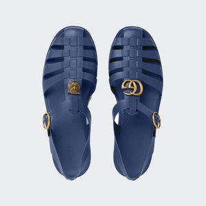 Men Sandal - Rubber buckle strap Blue