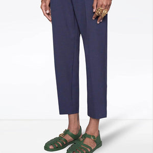 Men Sandal - Rubber buckle strap Green