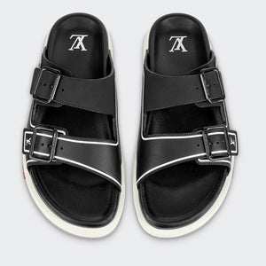 Men Sandal - Trainer Mule Black Gray