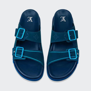 Men Sandal - Trainer Mule Blue