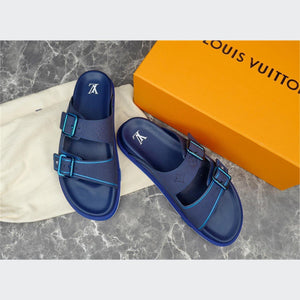 Men Sandal - Trainer Mule Blue