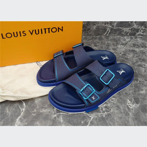 Men Sandal - Trainer Mule Blue
