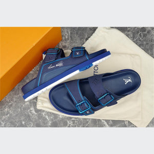 Men Sandal - Trainer Mule Blue