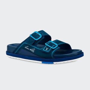 Men Sandal - Trainer Mule Blue
