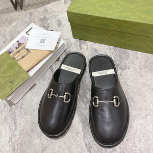Men Slipper - Classic Black Gucci