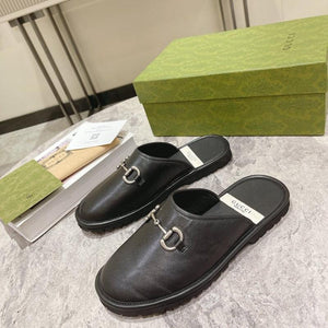 Men Slipper - Classic Black Gucci