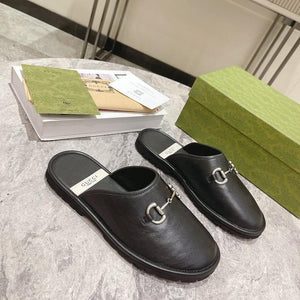 Men Slipper - Classic Black Gucci