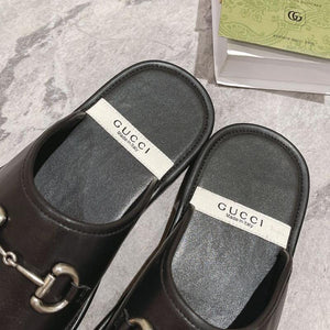 Men Slipper - Classic Black Gucci