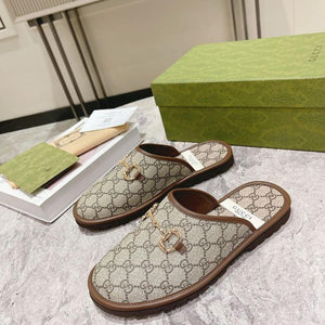 Men Slipper - Classic Brown Gucci