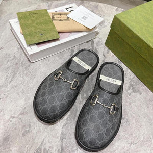Men Slipper - Classic Gray Gucci