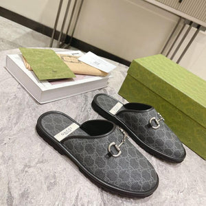 Men Slipper - Classic Gray Gucci