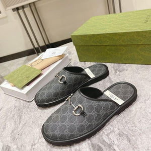Men Slipper - Classic Gray Gucci